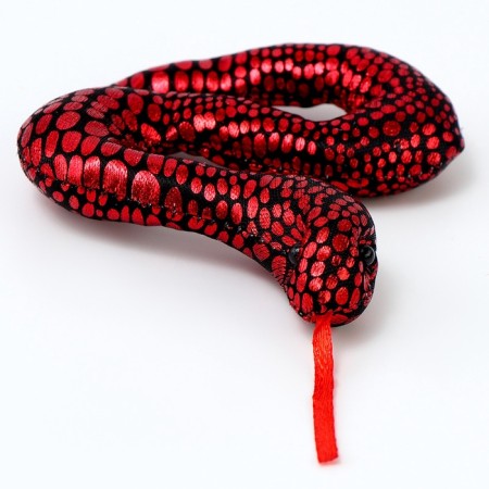 Soft magnet "Snake" shiny, 9 cm, color mix-4