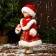 Snegurochka under the Christmas tree "Winter magic. In a lush fur coat ", 30 cm, red