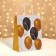 Kraft, white, "holiday balls" 27 x 21 x 11 cm