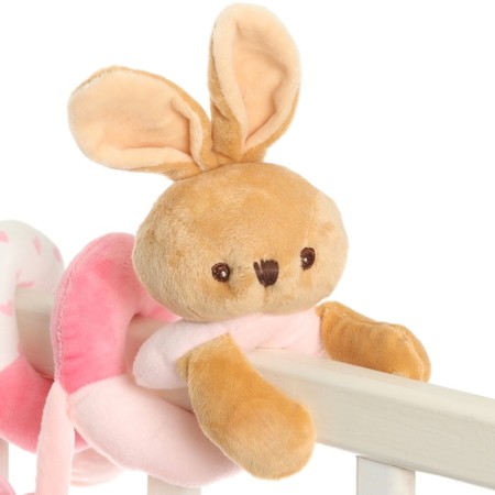 Stretching - spiral with toys arc on a stroller / crib for kids "Bunny", Mum & Baby-5