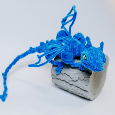 A toy of fur sticks "Snow Dragon"-2