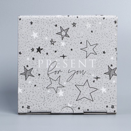 Box Gift team, packaging, “stars”, 15 x 15 x 7 cm-4