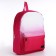 School textile school with a white gradient, 38x29x11 cm, pink color, lightning department