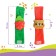 Set of bracelets - rattles "Bear and Raspberry", 2 pcs, crush me