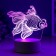 Light "Fish" Led RGB from the network 9.5x15x16.5 cm Risalux
