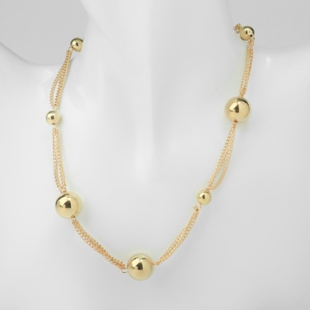 Beads "Vanguard" Halos, Color Gold, 40cm-4