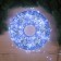 Garland "Mishura" 50 m Rosa, IP44, silver thread, 1500 LED, 8 modes, white glow, 36 V