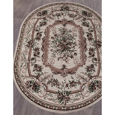 Oval Merinos Gavana carpet, size 150x190 cm, color Cream-1