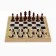 Board game 3 in 1 "Marble": chess, checkers, backgammon, woodboard 40 x 40 cm