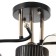 Galion chandelier 3he27 40W black and gold 55x26 cm
