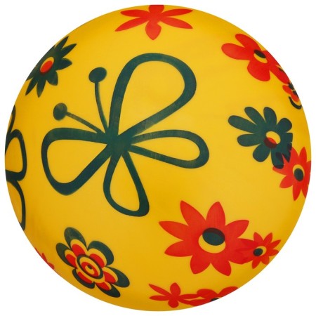 Children's ball "Flowers", d = 22 cm, color mix-4