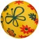 Children's ball "Flowers", d = 22 cm, color mix
