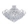 Chandelier Chabrol 9x40W E14 silver 75.5x51.9cm