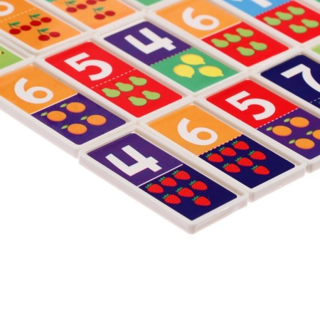 Dominoes "learn to count", plastic, 28 details-4