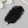 Decorative ostriches "Black Night" h = 15-20 cm