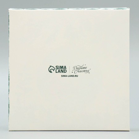 Box for confectionery products with PVC "Winter", 15 x 15 x 3 cm, New Year-5