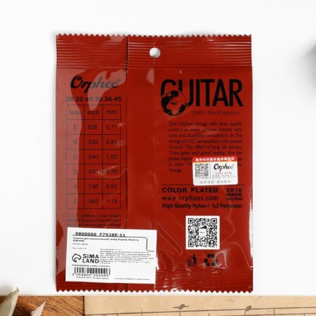 Strings for classic guitars Orphee NX35-C, 028-045-5