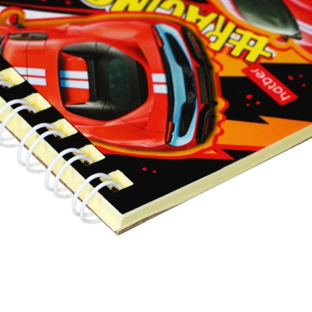 Notepad A7, 40 sheets on the crest "Cars", cover covering cardboard, block: tinted 60 g/m², mix-2