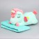 Soft toy "Unicorn" with a blanket, 50 cm, green color