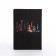 Cover for passport, black color