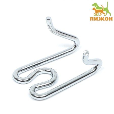 Link for a strict collar - half -reaches, chrome steel, thickness 3 mm