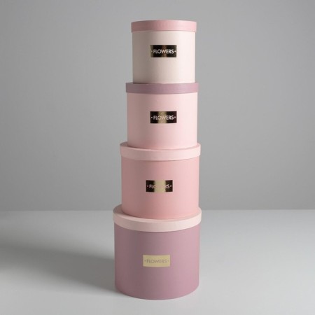 A set of hats for colors 4 in 1, gift packaging, “delicate tones”, 14 x 13 cm - 20 x 17.5 cm-4