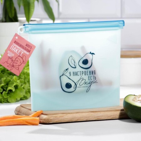 Silicone package-container “The mood has a taste”, 1000 ml-2