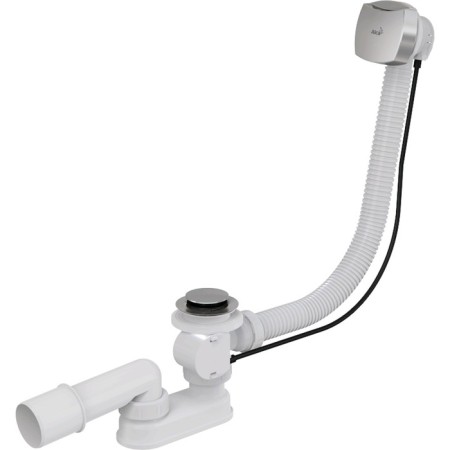 ALCAPLAST A51CR bath siphon, automatic set, length 57 cm, chrome