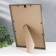 Photo frame plastic "Palette" 21x30 cm, gold, with a leg