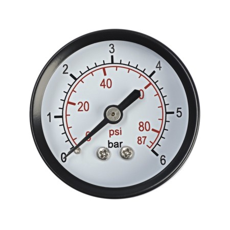 Manometer Zein, axial, body diameter 50 mm, 6 bar, 1/4 "-2