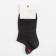 Women's socks shortened minku "Cherry", color graphite, size 36-39 (23-25 ​​cm)
