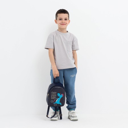 Baby backpack on lightning, blue color-8