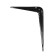 Bracket, 125x100x0.8 mm, black