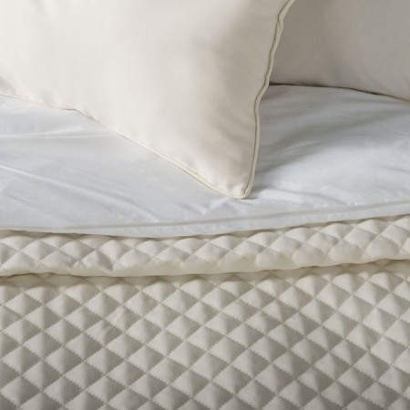 Kaspian set: cover 160 x 220 cm, pillowcase 40 x 40 cm - 2 pcs, milk color-3