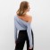 Longslit on one shoulder female minku: Basic line color gray, size 42
