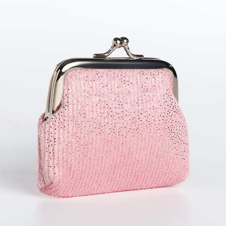 Women's wallet on the farmar, pink color-1