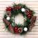 New Year's Wreath D-30 cm "Shishechki with balls"
