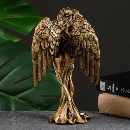 Figure "Angel" gold 7x13x22.5cm-2