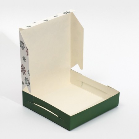 Folding box "New Year's botanist", 14 x 14 x 3.5 cm, New Year-5