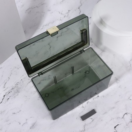 Organizer for storage, with a pen, 21.5 × 12 cm, green/golden color-6