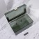 Organizer for storage, with a pen, 21.5 × 12 cm, green/golden color