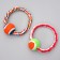 Toy training cable "Circle with the ball", 120 g, mix of flowers