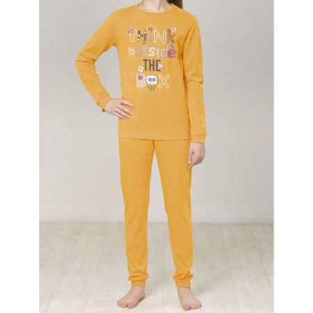 Set for girls, height 128 cm, orange color