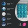 Curtain for the bathroom IDDIS BF05P18I11, 200x180 cm, polyester, color colorful color