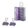 Erichkrause clip set "Energy Save Manga", 19 mm, 10 pieces, lilac, in PET box