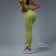 Sports legins Sculpt, rr l, green color
