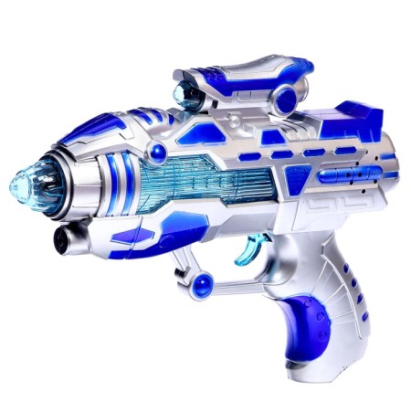 Pistol "Blaster", light and sound, works from batteries, mix-3