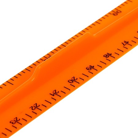 Line for a schoolboard with a holder, 1 m, orange-6
