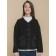 Jacket for girls, height 158 ​​cm, black color