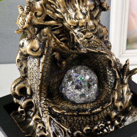 The desktop fountain from the network, backlight "Golden Dragon" 26x17.5x23 cm-3